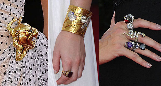 DetailsChloeLeightonKlum Golden details: from left, Chloe Sevigny, Leighton Meester, and Heidi Klum