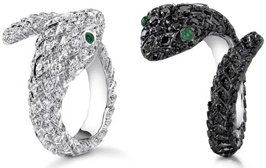 Rings by Angelina Jolie and Brad Pitt for Asprey