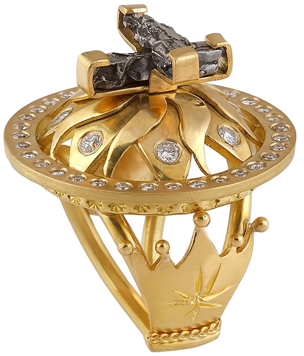 Donna-Distefano-Meteorite-Ring