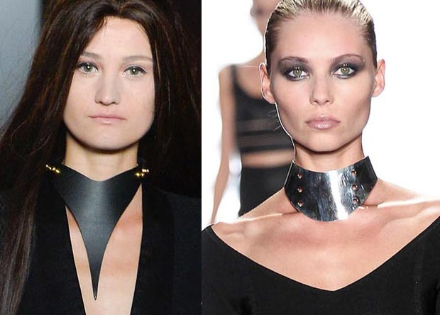 Necklaces by Sally La Pointe and Cushnie et Ochs at NYFW Spring 2014