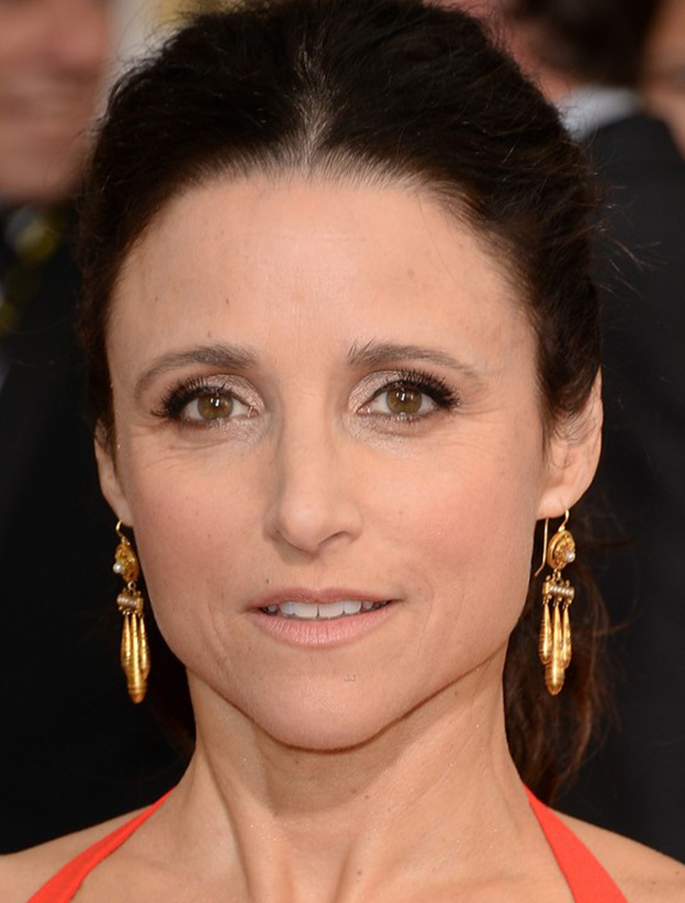Julia Louis-Dreyfus wears Fred Leighton jewelry to the 2014 Golden Globes