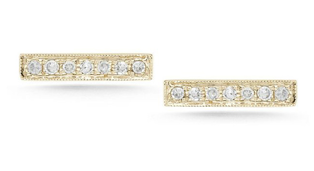 Dana Rebecca Designs bar stud earrings