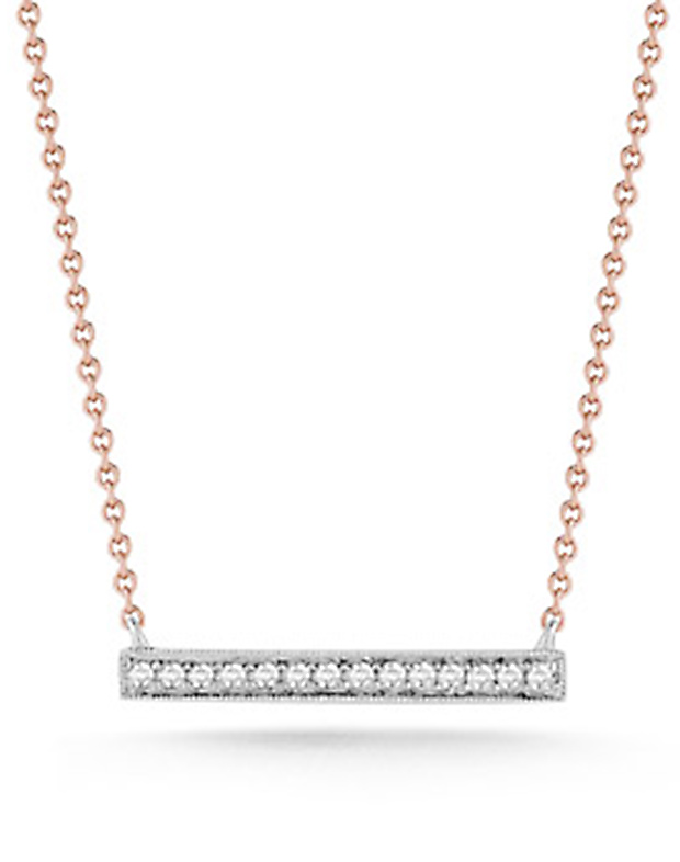 Diamond Bar necklace by Dana Rebecca Design