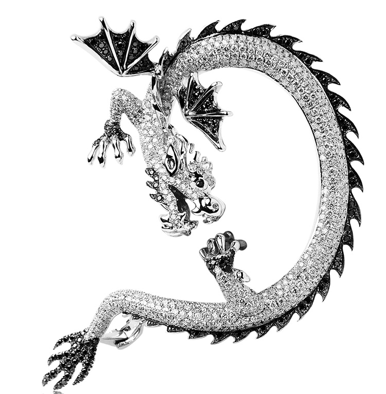 Elise Dray Dragon Ear Cuff