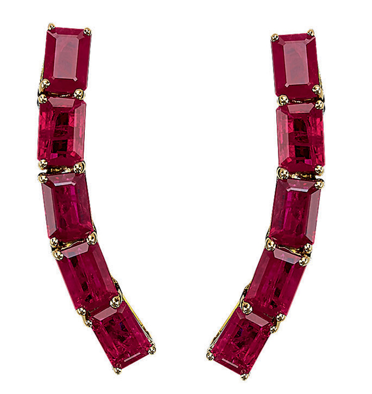 Jack Vartanian Ruby Ear Climbers