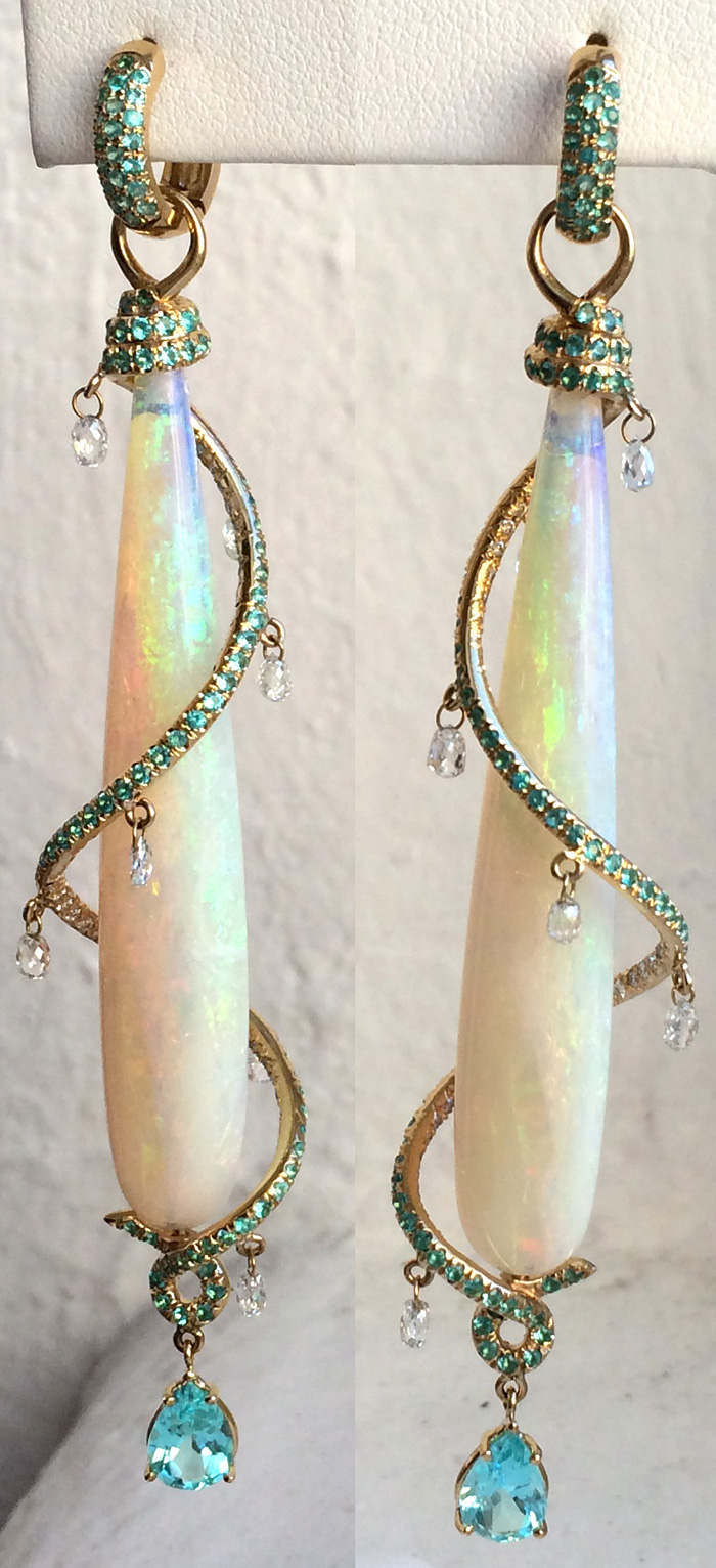 Earrings by Erica Courtney