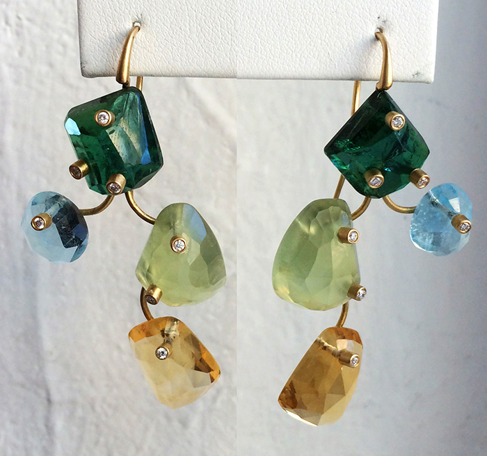 Earrings by Caroline Palermo Shulze