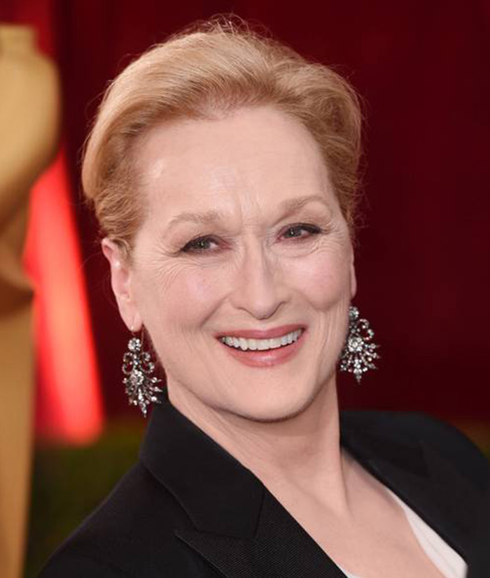 Meryl Streep wears Fred Leighton