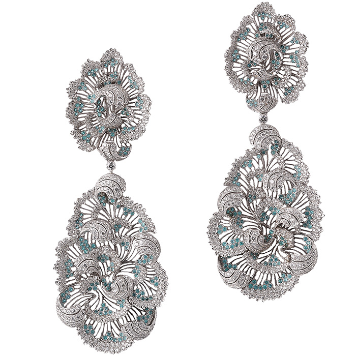 Monet-inspired Earrings by Buccellati