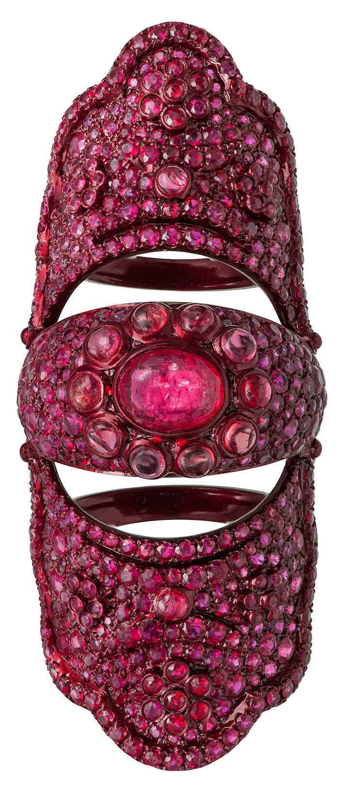 Knuckle ring from the Scarlet Empress Collection by Lydia Courteille