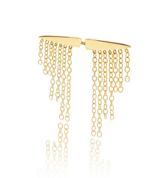 Front and back fringe earring by Luis Morais, available at Stone and Strand
