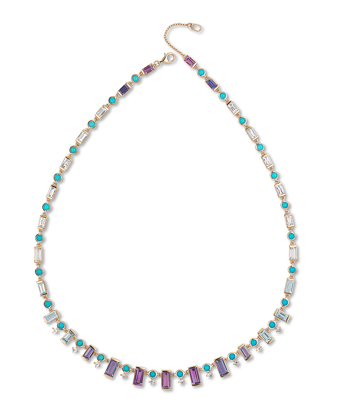 Baguette necklace by Jane Taylor