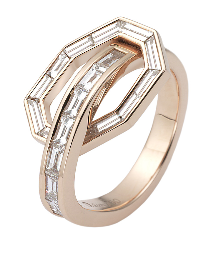 Baguette ring by Octium