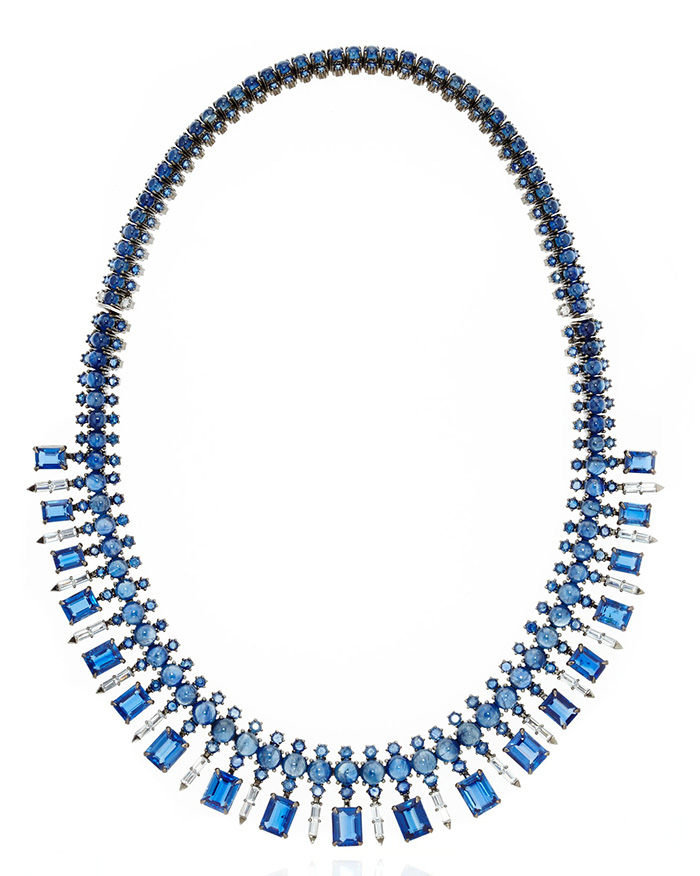 Baguette necklace by Nam Cho