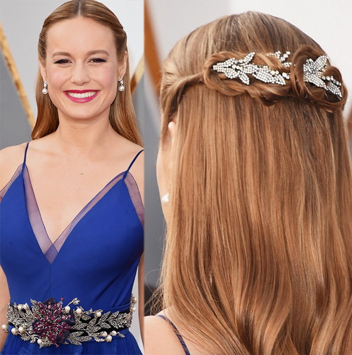 Brie Larson in Niwaka at the 2016 Oscars