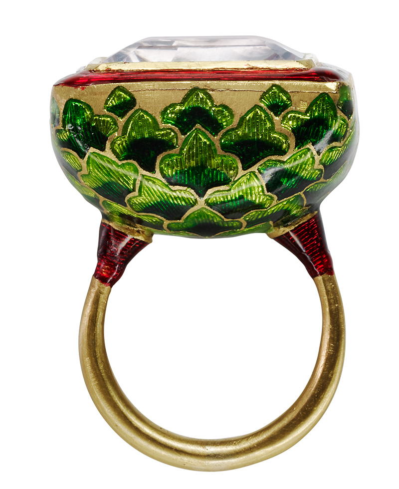 Jodhpur Miniature Leaf Ring by Alice Cicolini