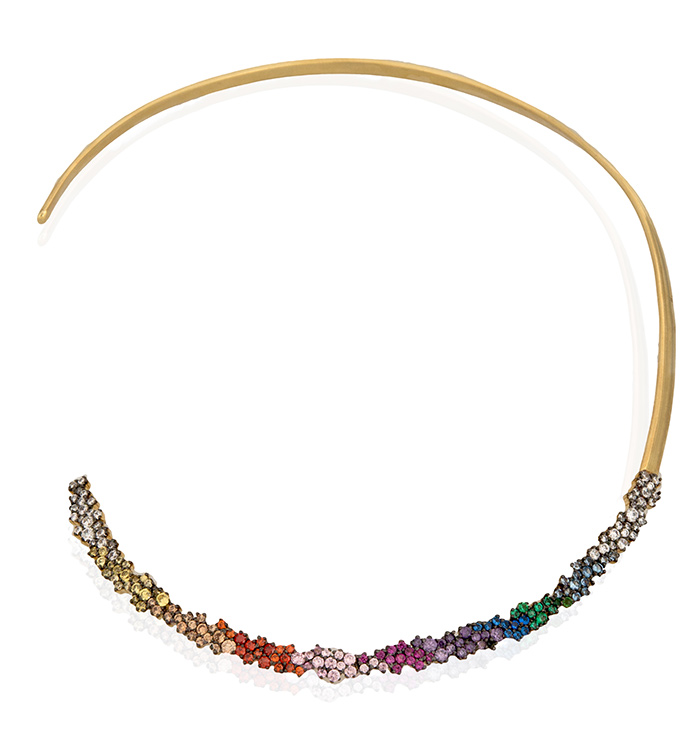 Multicolor Mirian Necklace by Ana Khouri