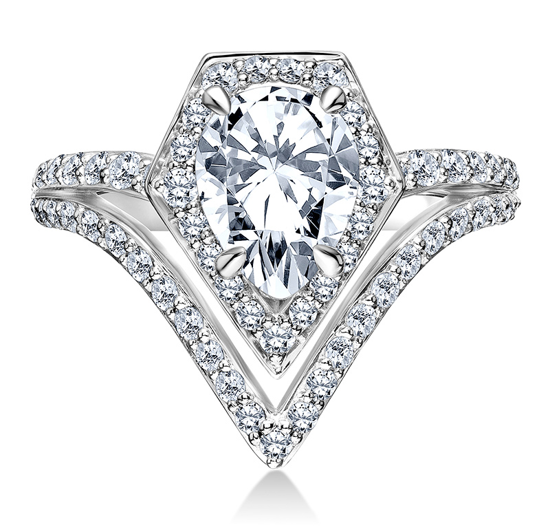 Engagement ring from the new Karl Lagerfeld Fine Jewelry Collection