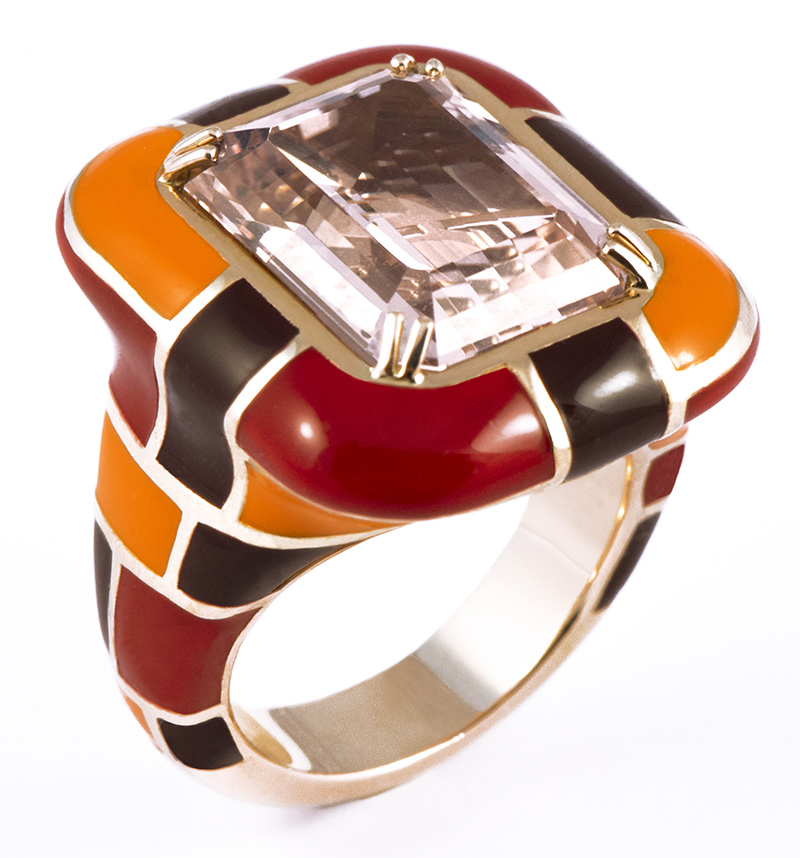 Enamel Ring by Mattioli