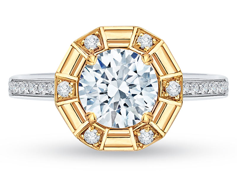 Duomo Engagement Ring by Carizza