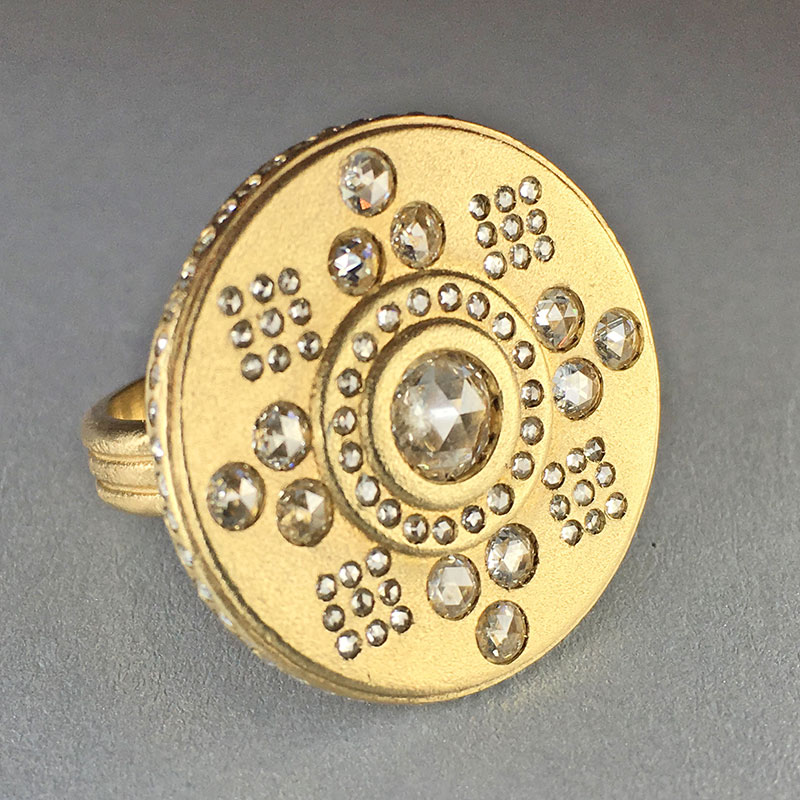 Engagement Ring Trend: Golden Halos - Gem Obsessed
