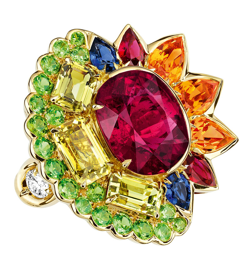 Granville Rubellite Ring by Victorie de Castellane for Dior