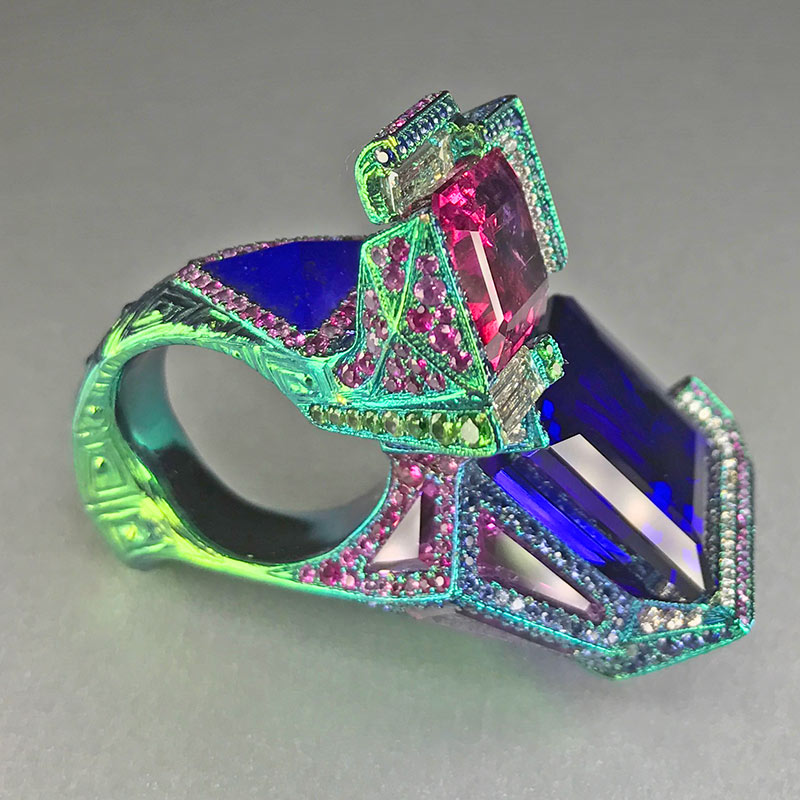 Light Tango Ring by Wallace Chan