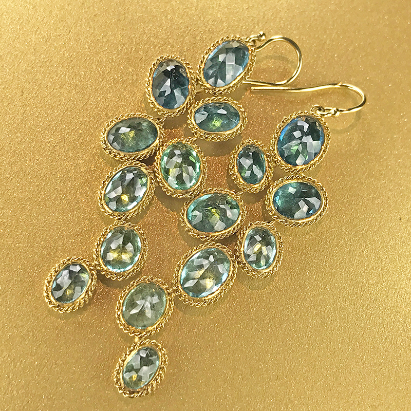 Tourmaline earrings by Amali, photo by @kremkow