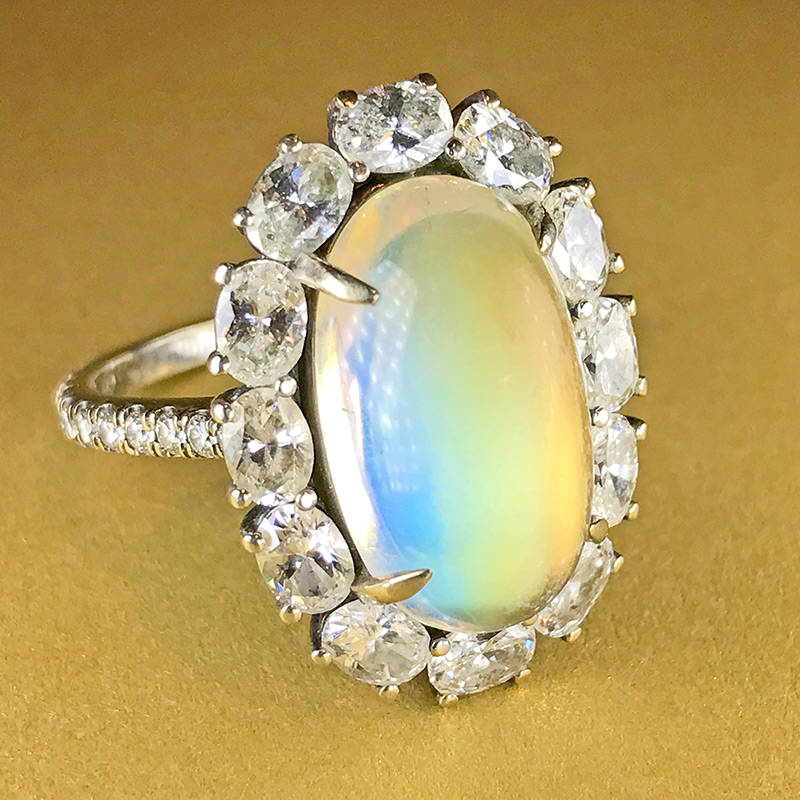 Moonstone Ring by Campbellian Collection, photo by @kremkow