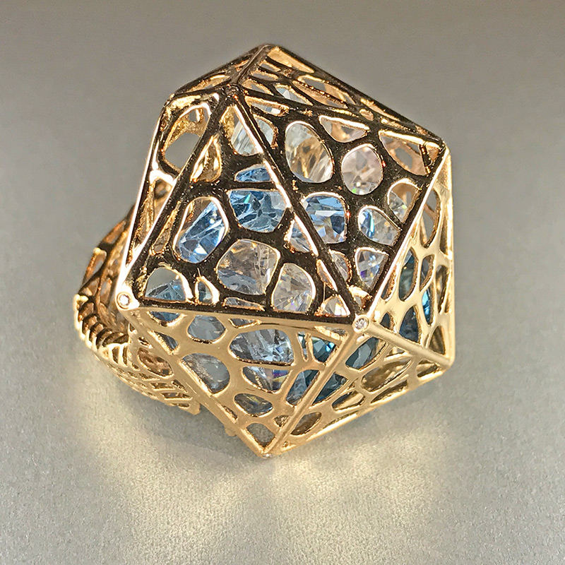Metal Lace Collection Ring by Vitae Ascendere