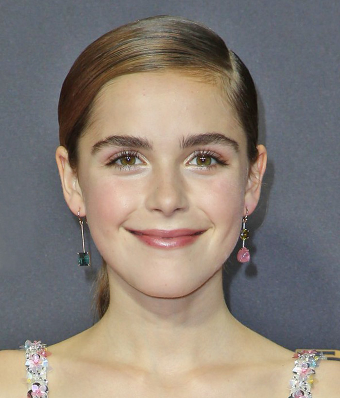 Kiernan Shipka wears Irene Neuwirth Earrings to the 2017 Emmy Awards