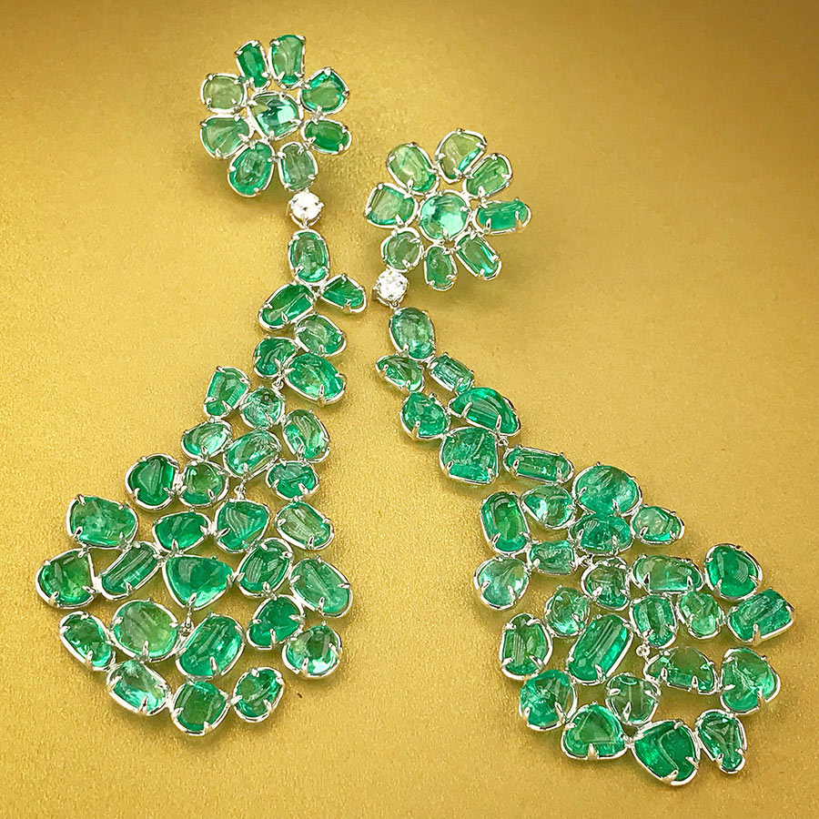 Muss Emerald Earrings