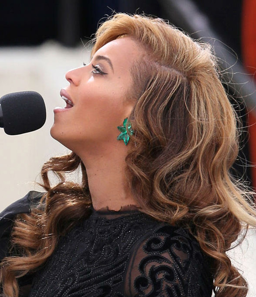 Beyonce wears Lorraine Schwartz earrings
