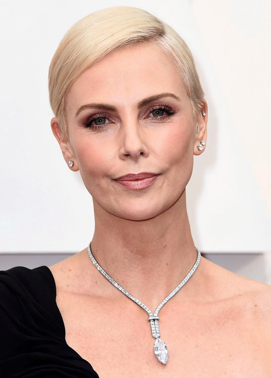 Charlize Theron wears Tiffany to the 2020 Oscars